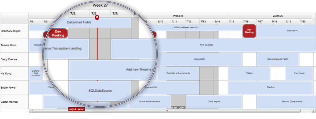 Timeline and Calendar Enhancements