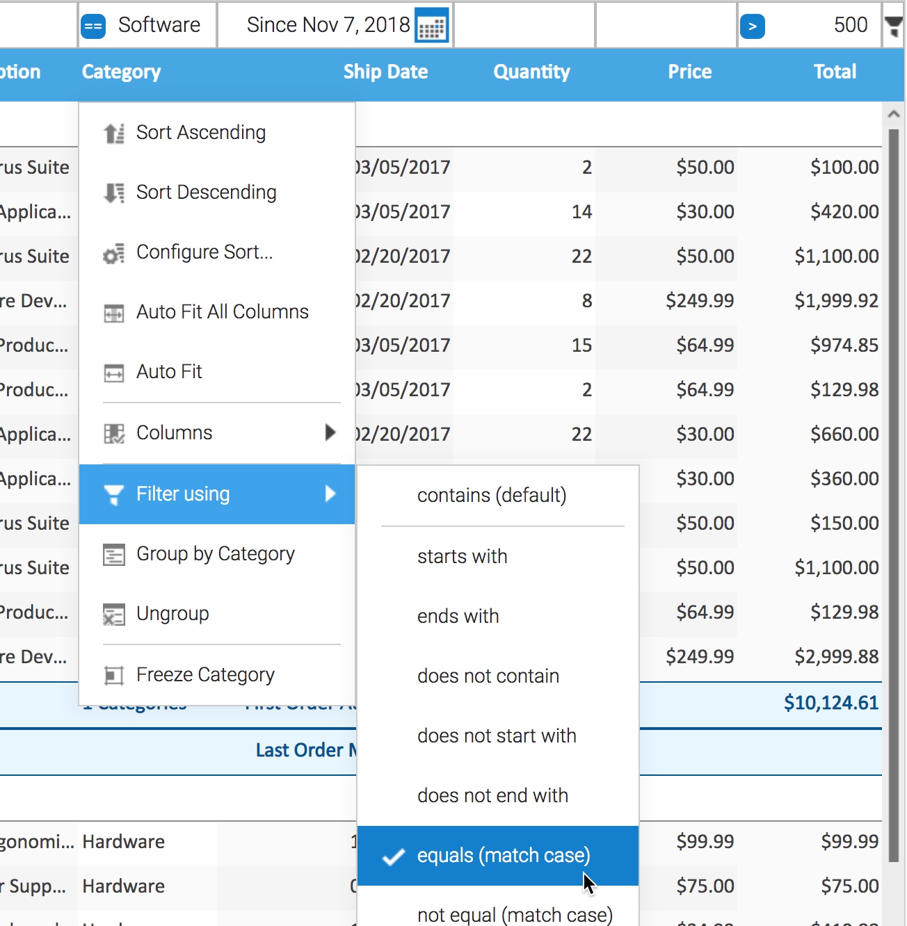 Grid Filters: Pick the right tool for the job